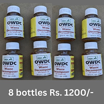 OWDC Liquid Waste Decomposer Pack of 8 OWDC Bottles