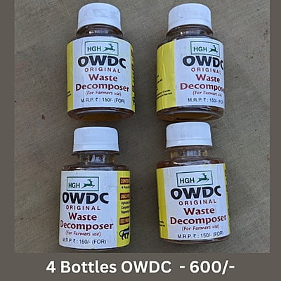 OWDC Liquid Waste Decomposer Pack of 4 OWDC Bottles